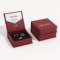 Logo personalizzato Cajas De Joyas gioielli in carta regalo scatola magnetica per gioielli sacchetto per imballaggio Online Busnies