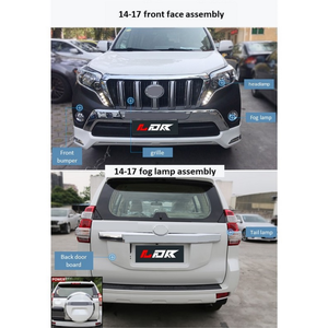 Kit carrosserie pour <span class=keywords><strong>TOYOTA</strong></span> <span class=keywords><strong>Land</strong></span> <span class=keywords><strong>Cruiser</strong></span> <span class=keywords><strong>Prado</strong></span> 2010-2017 au style <span class=keywords><strong>2020</strong></span> avec pare-chocs, calandre, phares LED, capot, ailes, feux arrière en stock - Product Image 5