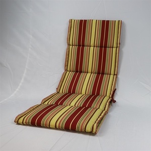 Cojín de silla de relajación suave duradero portátil con rayas rojas y verdes de estilo moderno para uso en exteriores - Product Image 5