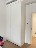 Armoire de chambre moderne de luxe léger et minimaliste, design détachable, matériaux écologiques réglables, montage facile