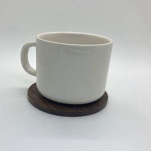 Posavasos Redondo Cuadrado de Nogal, Acacia y Bambú con Revestimiento, Estilo Simple, para Servir Té y Comida - Product Image 3