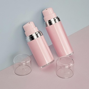 New Arrivals Refillable Plastic Acrylic PS 15ml 30ml 50ml Double Wall Cosmetics Luxury Airless <b>Pump</b> <b>Bottle</b> for Skincare Cream - Product Image 6