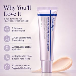 Crème pour le visage raffermissante PDRN personnalisée OEM, <span class=keywords><strong>acide</strong></span> <span class=keywords><strong>hyaluronique</strong></span>, panthénol, anti-âge, réparation de la barrière cutanée - Product Image 2