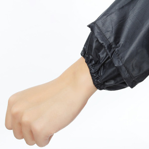 Conjunto de impermeable y pantalones de lluvia estilo coreano, color azul oscuro, transpirable, de alta elasticidad, para adultos, para viajes. - Product Image 3