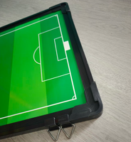 Tableau tactique magnétique de football en gros, outil d'entraînement portable pour entraîneur de football