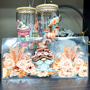 Fábrica al por mayor 16Oz & 20Oz & 24Oz UV DTF Calcomanías Dibujos animados Vaso de Navidad Envolturas y embalaje Venta al por mayor UV DTF Pegatinas de Navidad - Product Image 1