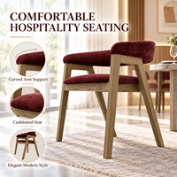 Fauteuil d'appoint en tissu de luxe pour hôtel, chambre d'hôtes, appartement et villa