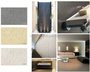 Tuiles murales flexibles en texture de roche/pierre/<span class=keywords><strong>bois</strong></span>/cuir pour l'extérieur, panneaux muraux A1 ignifuges, tuiles décoratives artificielles pour l'extérieur - Product Image 4