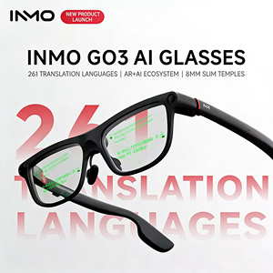 Lentes Inteligentes Inmo Go 3 con IA, Traducción en Tiempo Real y Sin Conexión, Dispositivo de Viaje Multilingüe, Sin Carga, Bidireccional en Tiempo Real - Product Image 1