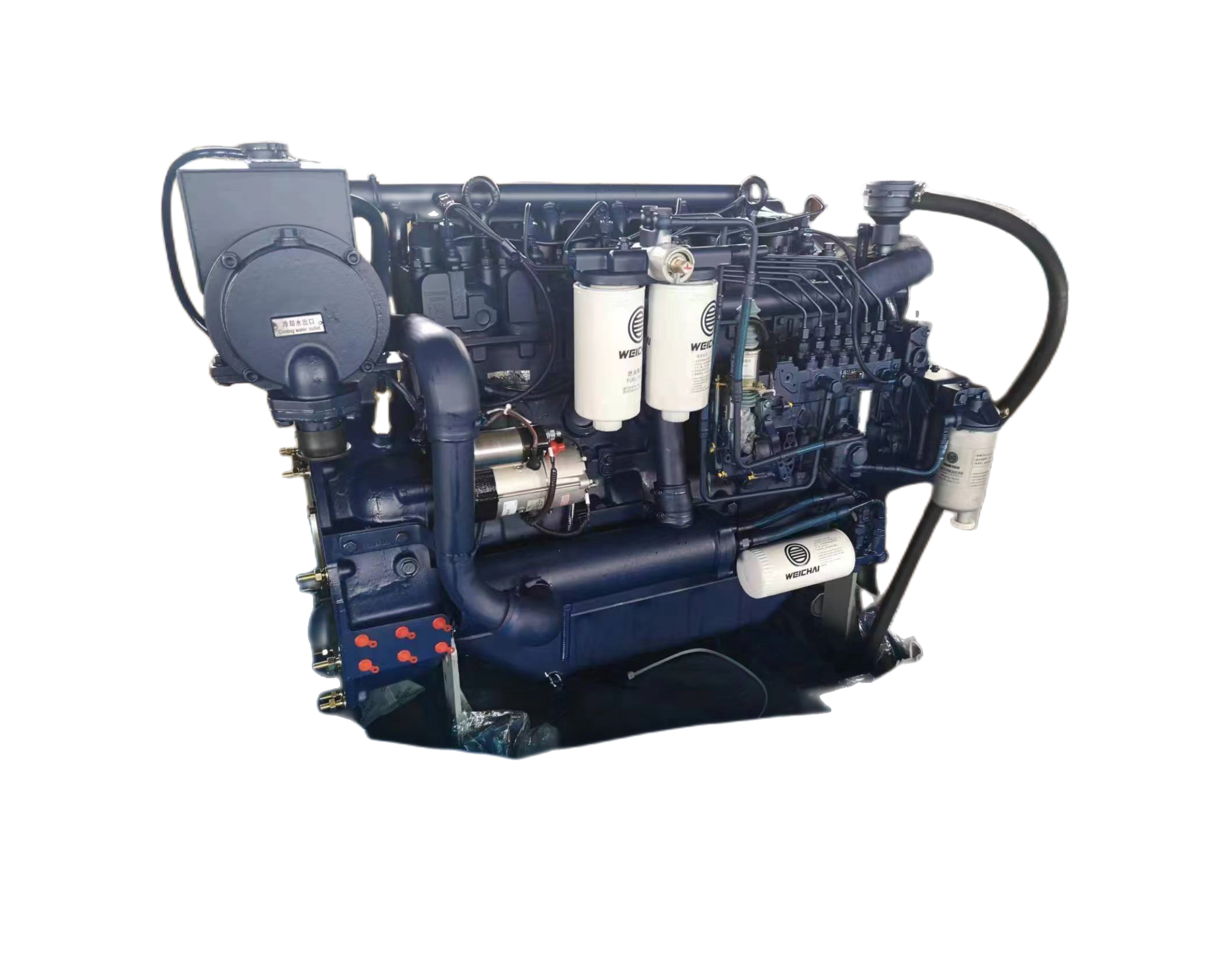 Weichai wp6 loạt động cơ Hàng Hải 162kw/220hp động cơ diesel WP6C220-23 với hộp số tiên tiến