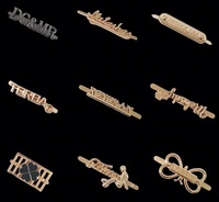 Étiquettes en métal personnalisées de haute qualité Vêtements Étiquette de marque Conception Étiquette en métal Logo pour vêtements