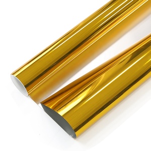 PET-DJ Aesthetic Enhancement Mirror Metail Chrome Film Gold <strong>Color</strong> Changing PVC PET <strong>Vinyl</strong> Wrap PPF - Product Image 3