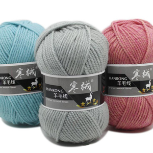 Medium Gauge Dyed <strong>Wool</strong> Blended Knitting <strong>Crafting</strong> Yarn High Tenacity and Anti-Static for Weaving - Product Image 4