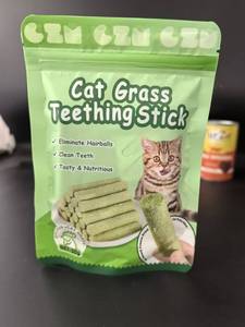 Friandises pour chats en bâtonnets de herbe lyophilisée pour le nettoyage des dents et <span class=keywords><strong>la</strong></span> mastication, avec emballage personnalisable - Product Image 2