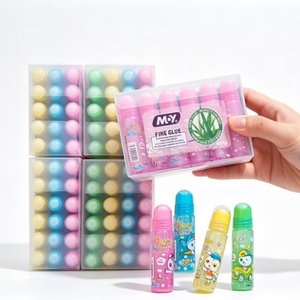 Pegamento Líquido de Dibujos Animados, No Tóxico, Fuerte Adhesivo para Niños Escolares, Paquete de Caja para Manualidades, Papelería Estudiantil, Alta Viscosidad - Product Image 1