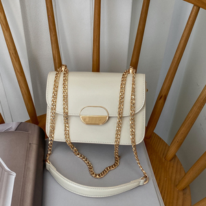 Borsa a tracolla in vera pelle di alta qualità per donna Logo personalizzato stile <span class=keywords><strong>semplice</strong></span> con chiusura a cerniera sotto il braccio funzione di sospensione - Product Image 1