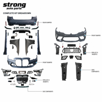 Kit carrosserie extérieur complet style M3 pour BMW Série 3 G20 G28 2018+, pare-chocs avant et arrière améliorés