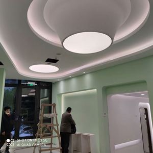 Fire Rated Suspended Ceiling Systems Plasterboard Ceiling Foxygen Stretch Ceiling <strong>Cost</strong> - Product Image 1