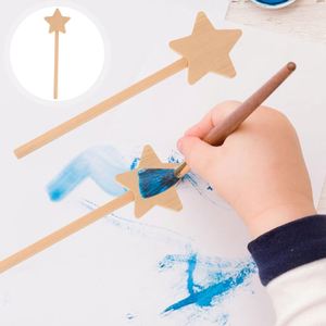Varita Mágica de Madera de Haya Ecológica para Niñas, Diseño de Oso, Estrella y Flor, para Disfraces de Princesa, Espectáculos de Magia, Cosplay y Fiestas - Product Image 3