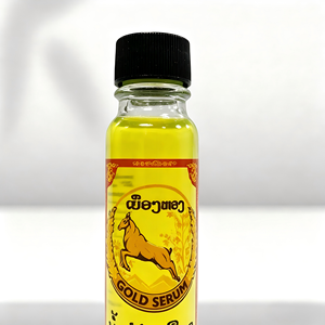 Huile de massage traditionnelle à base de plantes Gold Serow, formule orientale traditionnelle pour les soins des épaules, du cou et du dos - Product Image 3