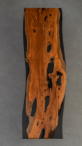 Grande <span class=keywords><strong>planche</strong></span> en bois d'olivier italien et résine, idéale pour les tables à manger et l'usage domestique - Acompte - Product Image 3