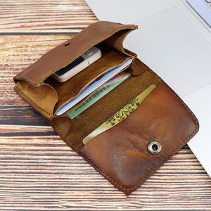 กระเป๋าสตางค์ผู้ชาย RFID หนังแท้ พร้อมช่องใส่เหรียญ แบบสามพับ - Product Image 2
