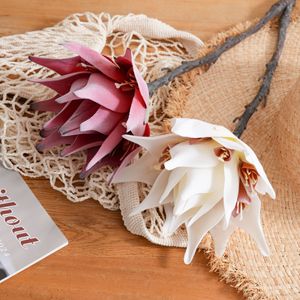 ดอกบัวประดิษฐ์ CallaFloral ก้านเดี่ยว สีขาว ชมพู เขียว สำหรับตกแต่งงานแต่งงาน ตกแต่งบ้าน ผ้าทอแพน - Product Image 2