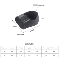 Gel thérapeutique pour fasciite plantaire, coussinet de talon, manchon de soulagement de la douleur au talon, attelle de cheville et chaussette de protection, type semelles intérieures pour chaussures