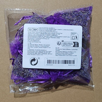Sachets de fleurs séchées de lavande LAVO en gros, sacs en maille parfumés pour éliminer les odeurs de la garde-robe, 5G 28G, désodorisant de voiture, cadeau fait main