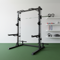 Machine Smith en acier avec logo personnalisé, demi-rack pour entraînement complet du corps, équipement de musculation pour usage universel