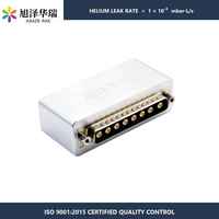 Conectores herméticos sellados con epoxi al vacío de contacto coaxial de 1.5GHz, tipo D-Frame DSUB 8W8, de diseño mixto