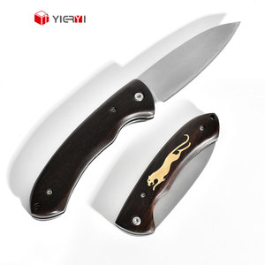 Yangjiang, venta al por mayor, precio barato, cuchillos 3Cr13, uso diario, cuchillo <span class=keywords><strong>de</strong></span> bolsillo para acampar, supervivencia al aire libre, cuchillo plegable con mango <span class=keywords><strong>de</strong></span> madera - Product Image 1