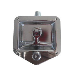 SS304 Polishing Folding T-Handle Three-Point Latch Polishing Compression Latch Secure Toolbox <strong>Cabinet</strong> <strong>Locking</strong> - Product Image 1