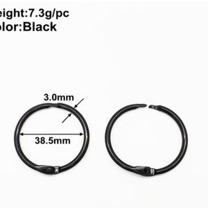 Anillas para Encuadernación de Libros de 1.5 Pulgadas (38mm), Anillas para Hojas Sueltas, para Tarjetas de Índice, Cuadernos Escolares - Product Image 3