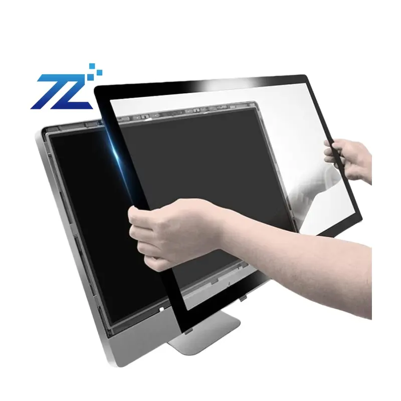 Pengganti Cover Panel kaca depan, tampilan LCD untuk iMac 24 inci M1 A2437 A2438 A2439 LCD Bezel 2021 2023 7 warna