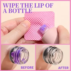 YIKOOLIN 200 Toallitas Sin Pelusa para Uñas, Toallitas para Quitar Pegamento de Pestañas, Toallitas para Remover Esmalte de Uñas para Productos Profesionales de Extensión de Pestañas - Product Image 3