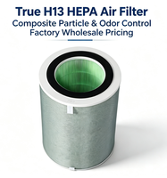 Filter Pengganti HEPA Asli H13 Karbon Aktif Kompatibel dengan Pembersih Udara Pintar 720 Seri C400/S Silinder Komposit 3-Lapisan