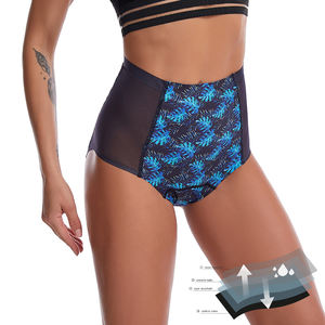 뜨거운 판매 여성 4 레이어 면 빨 산후 누출 방지 기간 팬티 생리 속옷 - Product Image 6