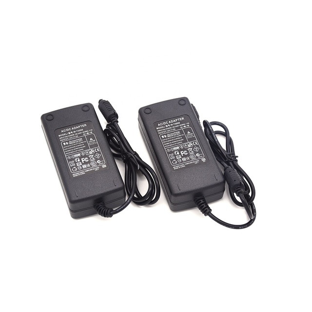 12V DC Desktop Power Adapter with 2.5A 3A 4A 5A Output for LED Display Monitor Plug-In Connection