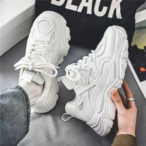 Zapatillas Casuales Nuevas para Hombre, Precio al por Mayor, Transpirables, con Malla, Antideslizantes, Versátiles, Blancas, Deportivas, Modernas y Robustas - Product Image 1