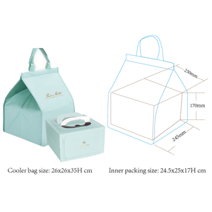 กระเป๋าเก็บความเย็นสำหรับส่งอาหารแบบไม่ทอคุณภาพสูงสั่งทำพิเศษ รุ่นใหม่ พร้อมฉนวนกันความร้อน, กระเป๋าเก็บความเย็นสำหรับไวน์แบบพกพาสำหรับโปรโมชั่น - Product Image 6