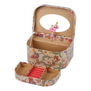 Custom Square Ballerina Music Box Mechanism Princess Music Jewelry Boxes musical box