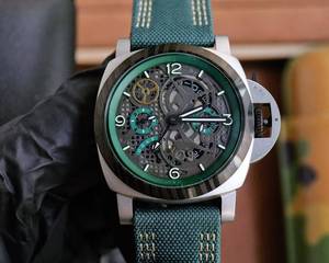 Montre de luxe pour homme 44 mm, nouveau modèle V7 SUBMERSIBLE, automatique mécanique ajourée, mouvement ETA, bracelet en acier inoxydable 20 mm - Product Image 5