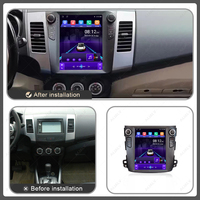 Pour MITSUBISHI OUTLANDER 2008, Cadre de Console Radio Décoratif GPS Populaire USA 9,7 pouces, Écran Vertical, Unité Centrale Tactile DSP