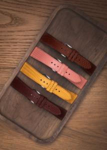 Correa de cuero de lagarto real de lujo 18/20/22mm resistente al agua multicolor y pedido a granel para cualquier marca de moda - Product Image 3