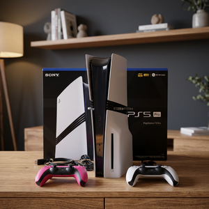 Console de jeu vidéo Ps5 Pro 2TB + 15 jeux gratuits, deux manettes, casque VR - Product Image 3