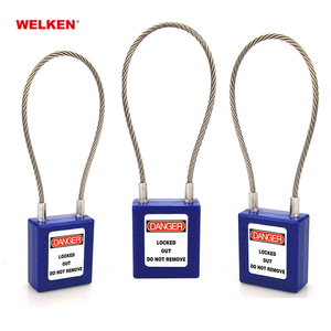 Proveedor de China, gran oferta, <span class=keywords><strong>candado</strong></span> de seguridad de bloqueo de longitud de Cable ajustable personalizado con llaves - Product Image 5