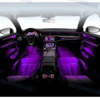 Luz Ambiental Dinámica Activa Symphony de 10W con 1 Año de Garantía para Audi A6 C8 2018-2025, Actualización Interior OLIVER