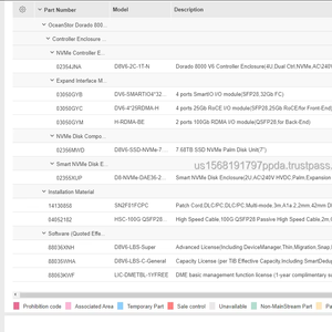Módulo de E/S RDMA de 100 Gb HW Dorado 8000 V6 D8V6-LBS-Super 88036XNH de 2 Puertos (QSFP28 para Back-End) - Product Image 1
