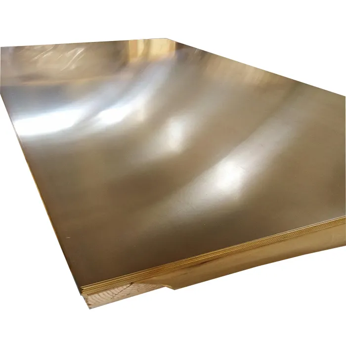 Warehouse supply Brass sheet Gold color Copper Brass plate